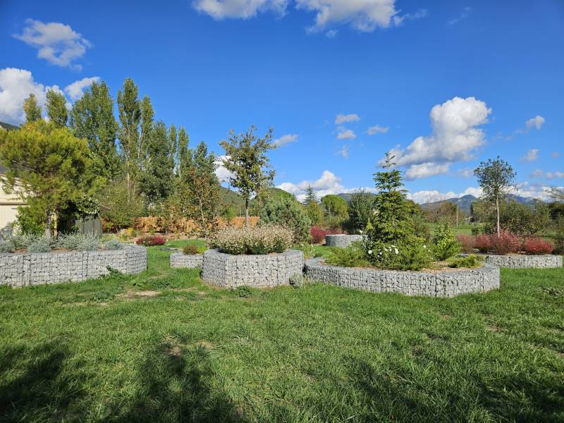 Gabions, décoration pour les espaces verts dans les alpes maritimes